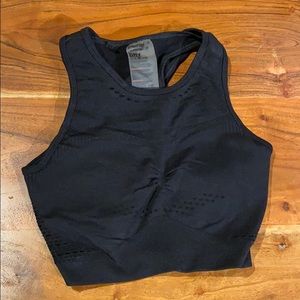 Gymshark Flawless Knit Sports Bra in Black…